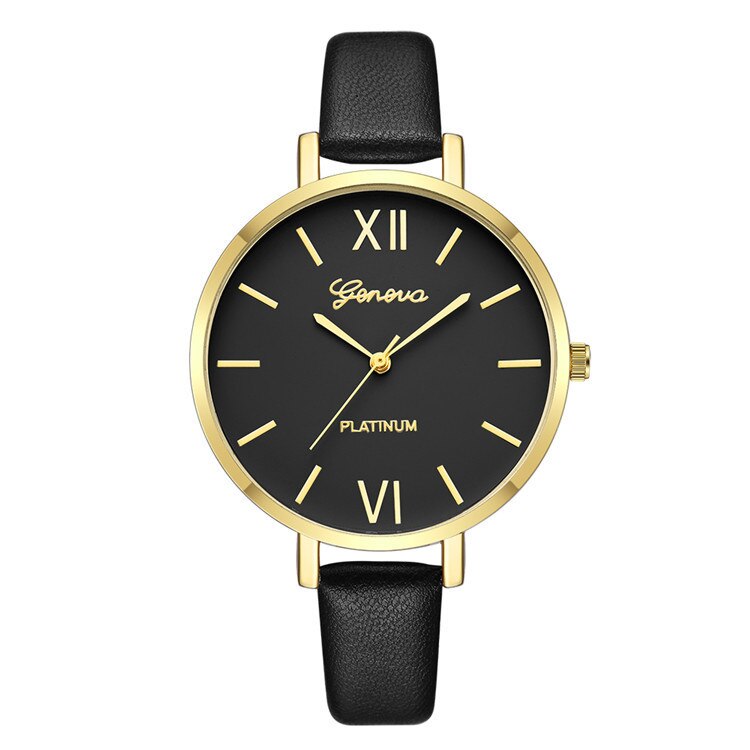 Ceas dama elegant Geneva, curea piele, CS816