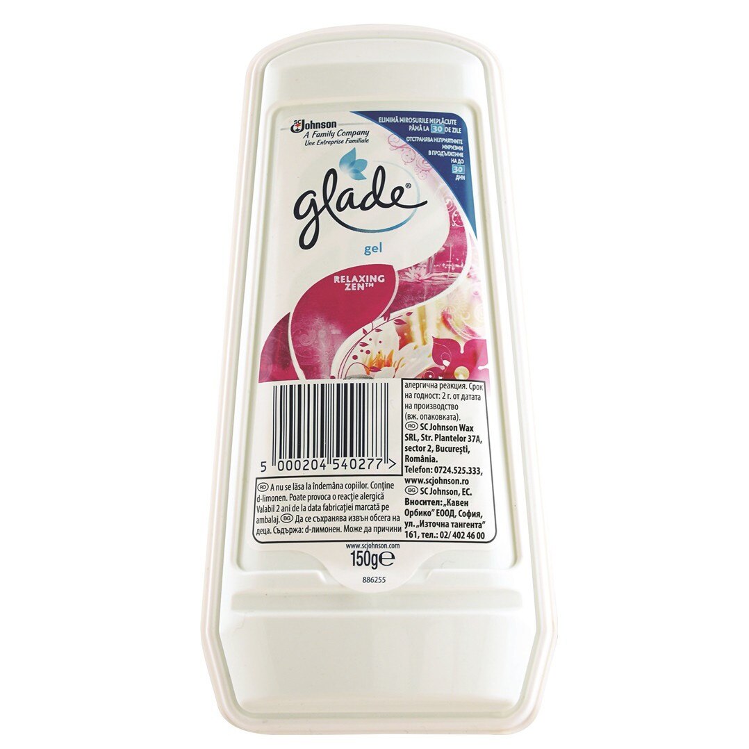 Odorizant camera Glade, gel, relaxing zen, 150 g AN