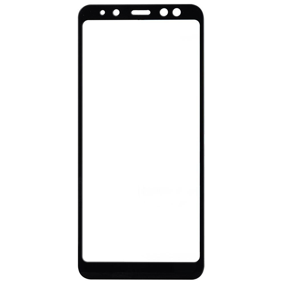 Folie Devia Frame Sticla Temperata pentru Samsung Galaxy A8 Plus 2018, Negru