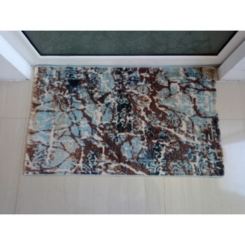 Covor bucatarie Silver 1500A.18, 50x80cm, inaltime plus 5 mm, polipropilena heat set, model brown/cream Covor bucatarie Silver 1500A.18, 50x80cm, inaltime plus 5 mm, polipropilena heat set, model brown/cream