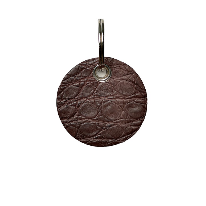 Breloc din Piele de Crocodil Ambrant Jaw 58