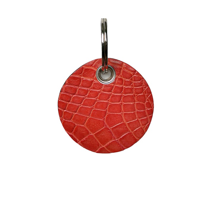 Ambrant krokodil bőr kulcstartó, modell F68