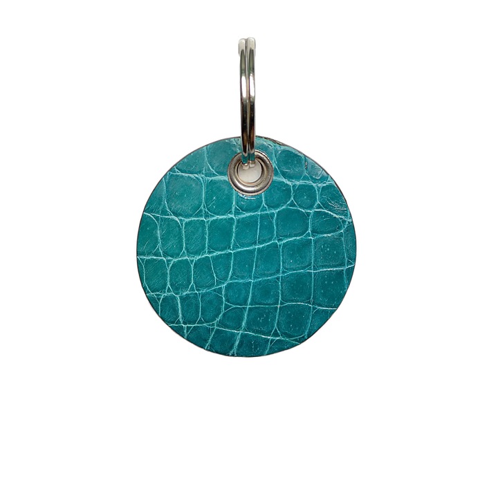 Breloc din Piele de Crocodil Ambrant Jaw 54