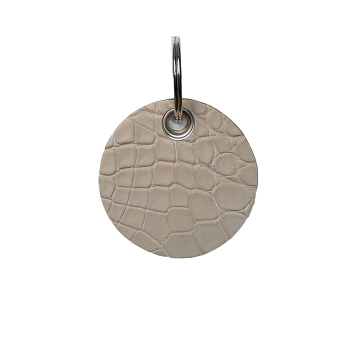 Breloc din Piele de Crocodil Ambrant Jaw 64