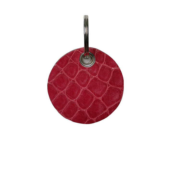 Breloc din Piele de Crocodil Ambrant Jaw 68