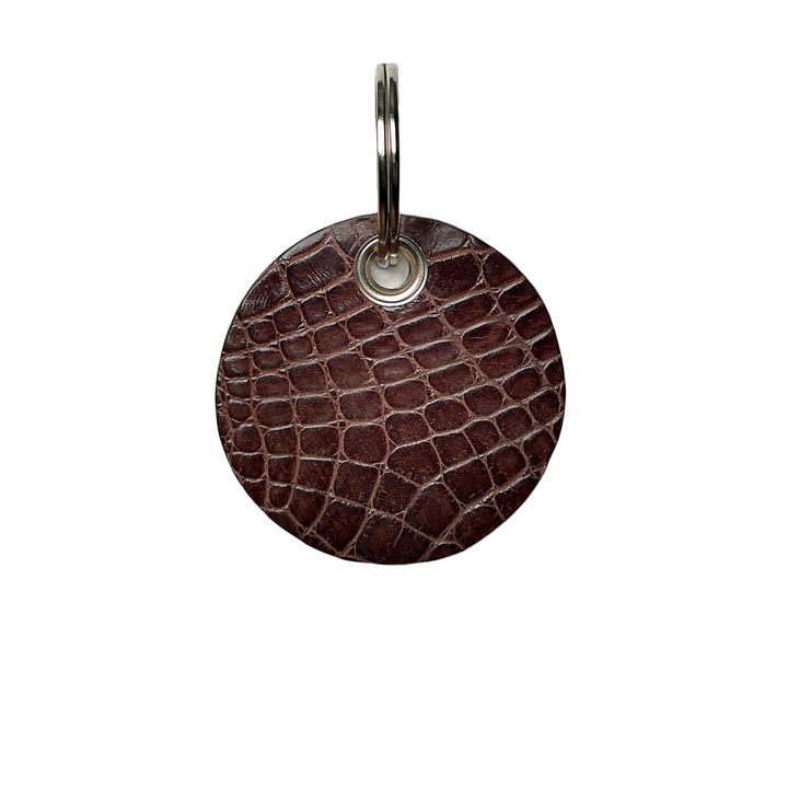 Ambrant krokodil bőr kulcstartó, modell F57