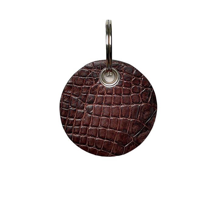 Ambrant krokodil bőr kulcstartó, modell F53