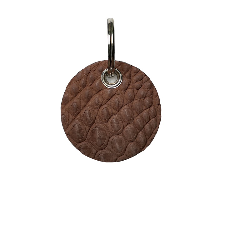 Ambrant krokodil bőr kulcstartó, modell F22