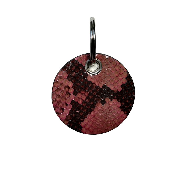 Breloc din Piele de Sarpe Ambrant Iris 10