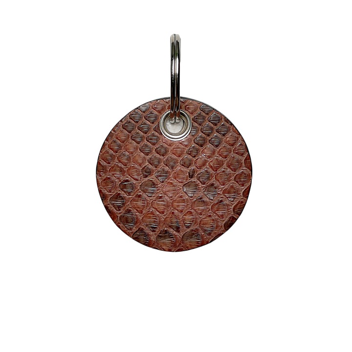 Breloc din Piele de Sarpe Ambrant Iris 36