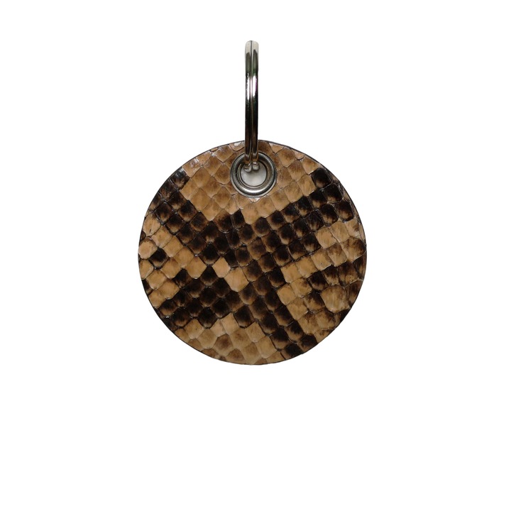 Breloc din Piele de Sarpe Ambrant Iris 43