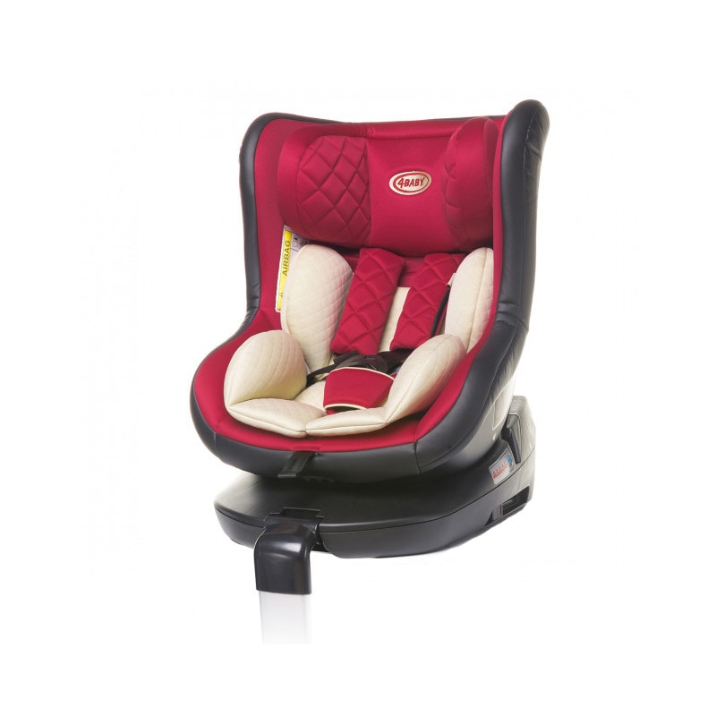 Scaun auto 0-18 Kg 4Baby RollFix SARF1-RO, Rosu