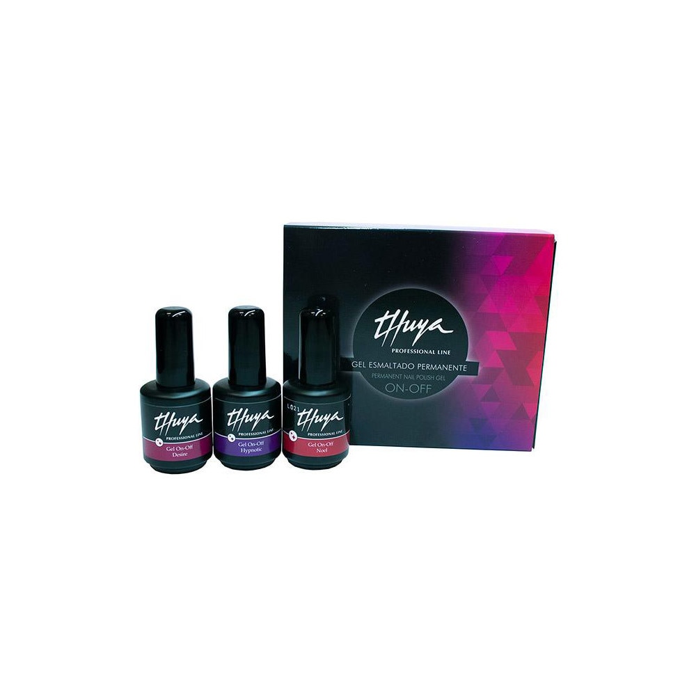 Kit Gel On-Off uv de constructieThuya Party Edition