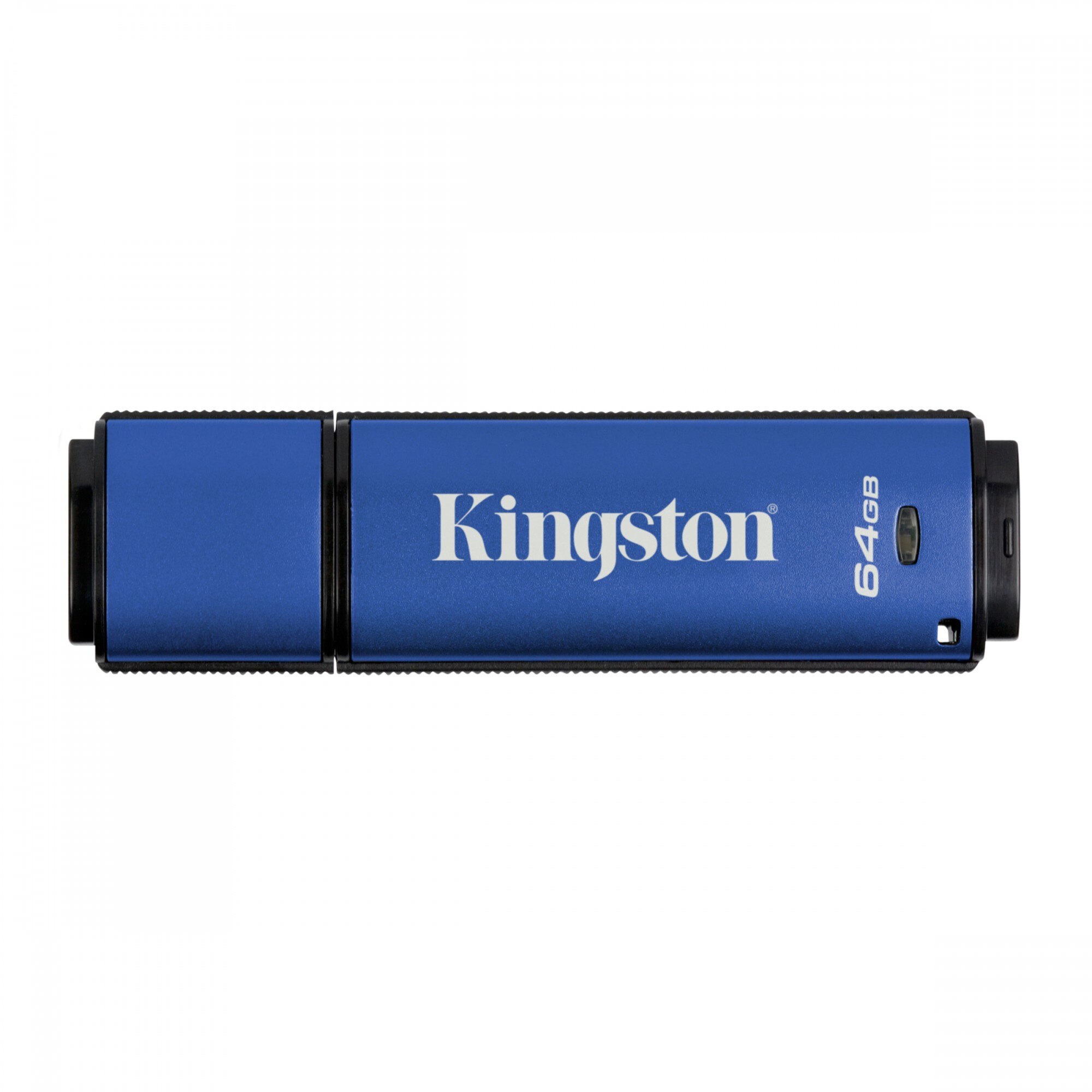 Memorie USB, Kingston, DataTraveler, Vault Privacy, DTVP30, 64 GB, USB 3.0, Albastru