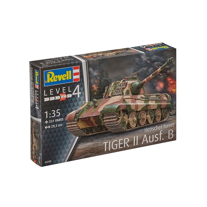 Set de Constructie Revell Tiger II Ausf.B(Henschel Turr) (1:35)