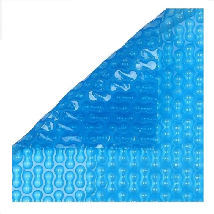 Prelata de vara GeoBubble pentru piscina, albastra, 400 microni, dimensiune 10x5m