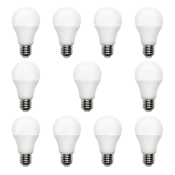 Set 10+1 Becuri LED 15W E-27, forma glob, iCorner, lumina neutra, 25000 ore, echivalent 120W Set 10+1 Becuri LED 15W E-27, forma glob, iCorner, lumina neutra, 25000 ore, echivalent 120W