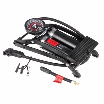 Pompa aer picior 2 cilindri 14 bar PedalMax Black Edition PRO 225.01 Heyner Pompa aer picior 2 cilindri 14 bar PedalMax Black Edition PRO 225.01 Heyner