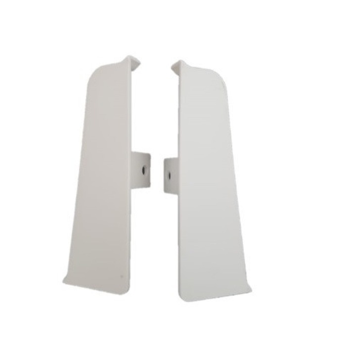 Set terminatie stanga si dreapta pentru plinta Arbiton Indo 01 LM70 Alb lucios