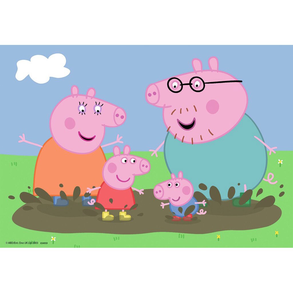 Puzzle Ravensburger - Peppa Pig, 2x24 piese (09082)
