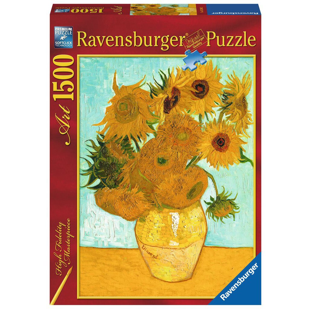 Puzzle Ravensburger - Vincent Van Gogh: The Sunflowers, 1500 piese (16206)