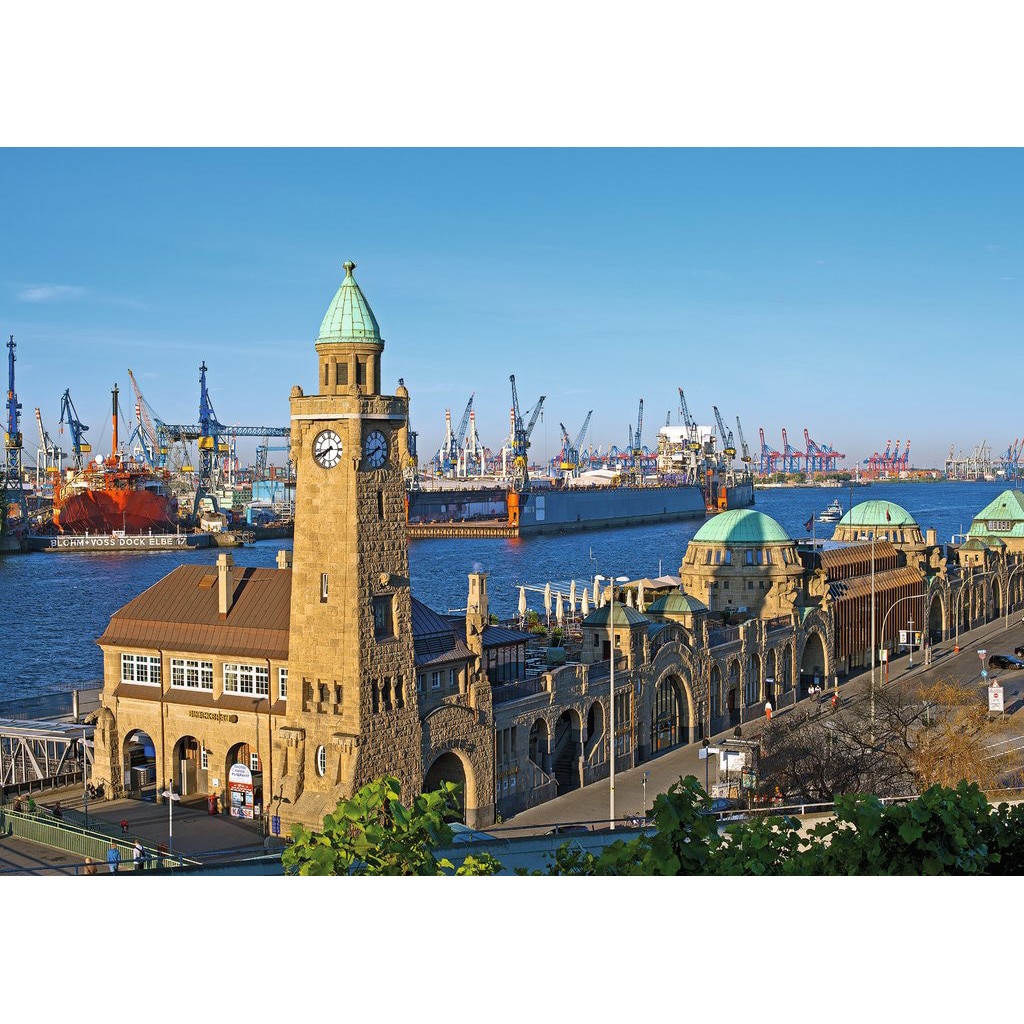 Puzzle Ravensburger - Hamburg, 1.000 piese (19457)