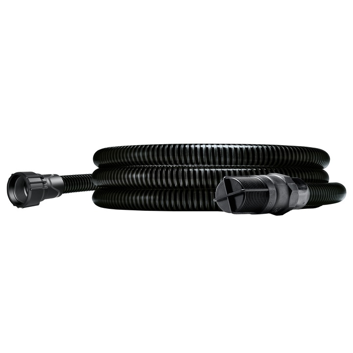 Set furtun de absorbtie 3.5 m Karcher Perfect Connect, lungime 3.5 m, diametru furtun 3/4, pentru pompe cu filet de racordare de 33.3 mm, contine furtun 3.5 m + filtru aspirare + supapa de retinere + principiul de etansare PerfectConnect