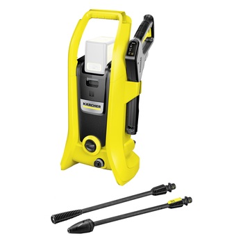 Aparat de spalat cu presiune Karcher K 2 Cordless, 1000 W, 110 bar, 340 l/h debit apa, fara acumulator si incarcator Aparat de spalat cu presiune Karcher K 2 Cordless, 1000 W, 110 bar, 340 l/h debit apa, fara acumulator si incarcator