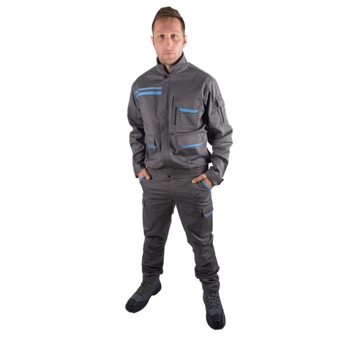 Geaca Rock Worker, Gri/Albastru, Marimea L