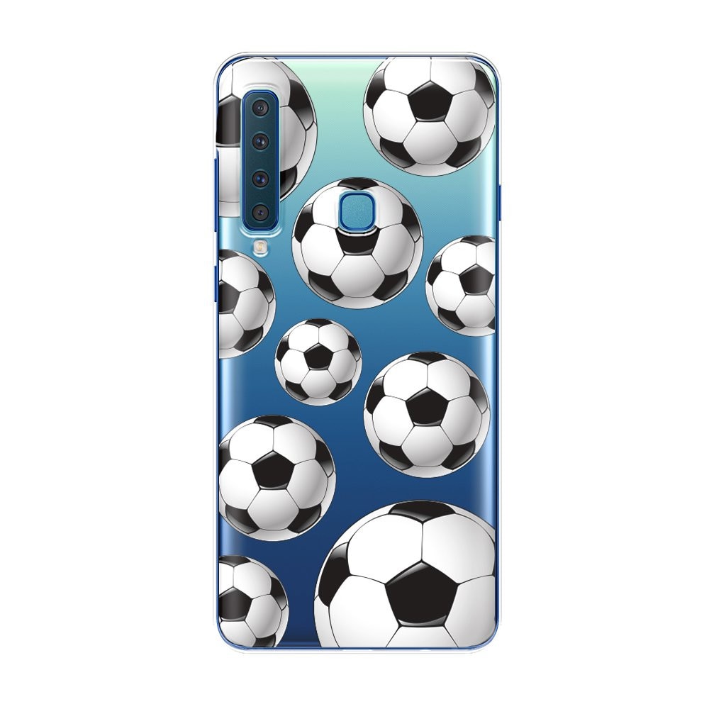 Husa Silicon Lemontti Art pentru Samsung Galaxy A9 2018, Football