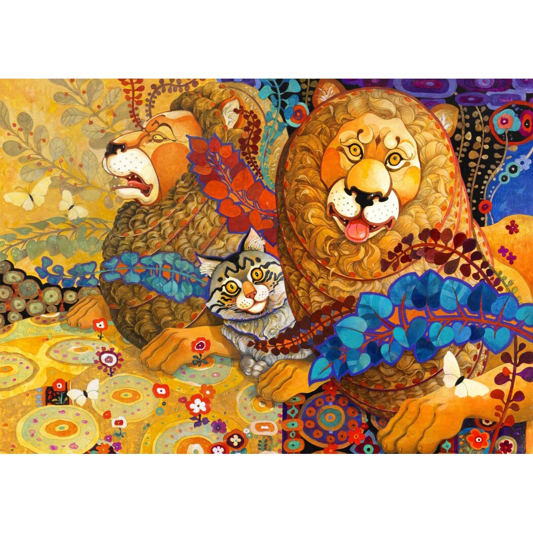 Puzzle Bluebird - Galchutt David: Leonine Tapestry, 1.000 piese (70091)