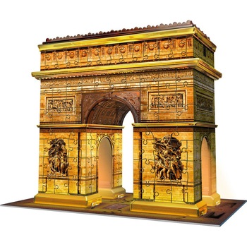 Puzzle 3D Ravensburger - Arch of Triumph at Night, 216 piese, cu LED (12522) Puzzle 3D Ravensburger - Arch of Triumph at Night, 216 piese, cu LED (12522)