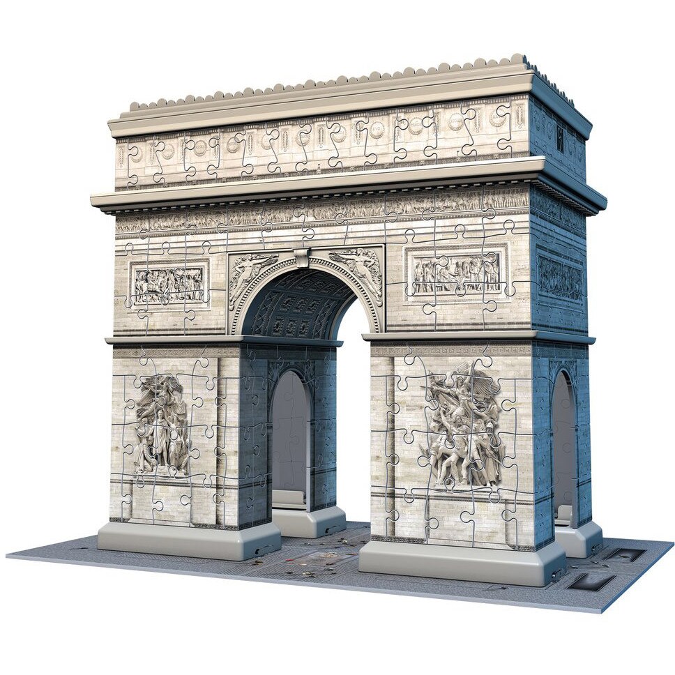Puzzle 3D Ravensburger - The Arc de Triomphe, Paris, 216 piese (12514)