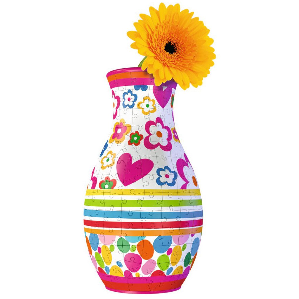 Puzzle 3D Ravensburger - Flower Vase, 216 piese (12057)