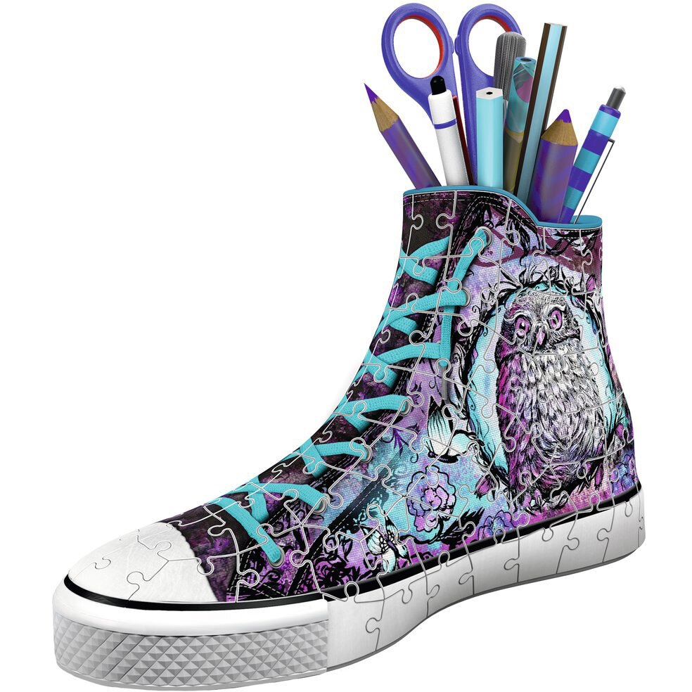 Puzzle 3D Ravensburger - Sneaker Animal Trend, 108 piese (12085)