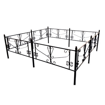 Gard imprejmuire mormant, gardut funerar cimitir, 240cm X 230cm, doua locuri Gard imprejmuire mormant, gardut funerar cimitir, 240cm X 230cm, doua locuri