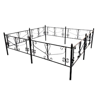 Gard imprejmuire mormant, gardut funerar cimitir, 240cm X 130cm, un loc Gard imprejmuire mormant, gardut funerar cimitir, 240cm X 130cm, un loc