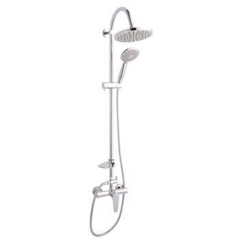 Set 3 in 1 Ferro Algeo Baterie Dus + Set dus fix si para mobila + Distribuitor din sticla pentru sapun Metalia 11 - NP71-BAG7U-0155,0 Set 3 in 1 Ferro Algeo Baterie Dus + Set dus fix si para mobila + Distribuitor din sticla pentru sapun Metalia 11 - NP71-BAG7U-0155,0