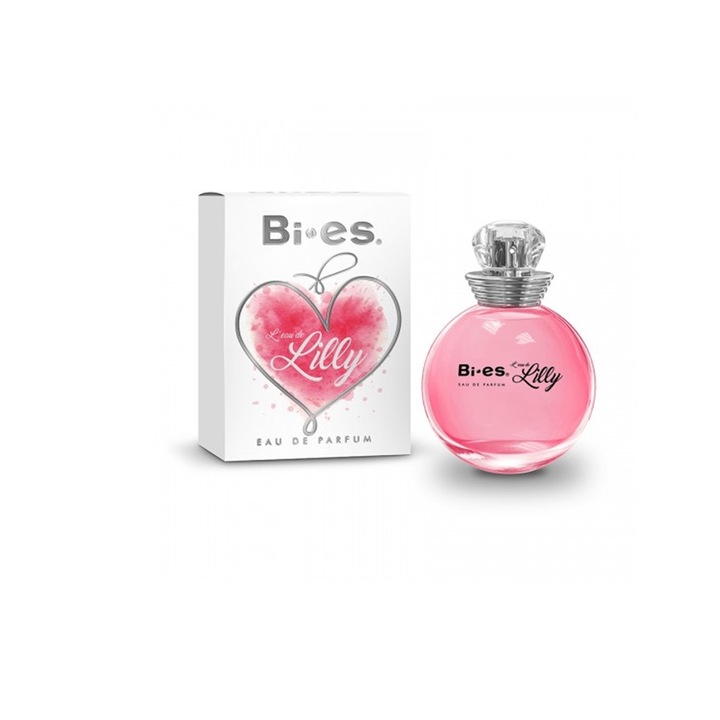 Bi Es L'eau de Lilly női parfüm gyümölcsös-virágos aromával 100 ml