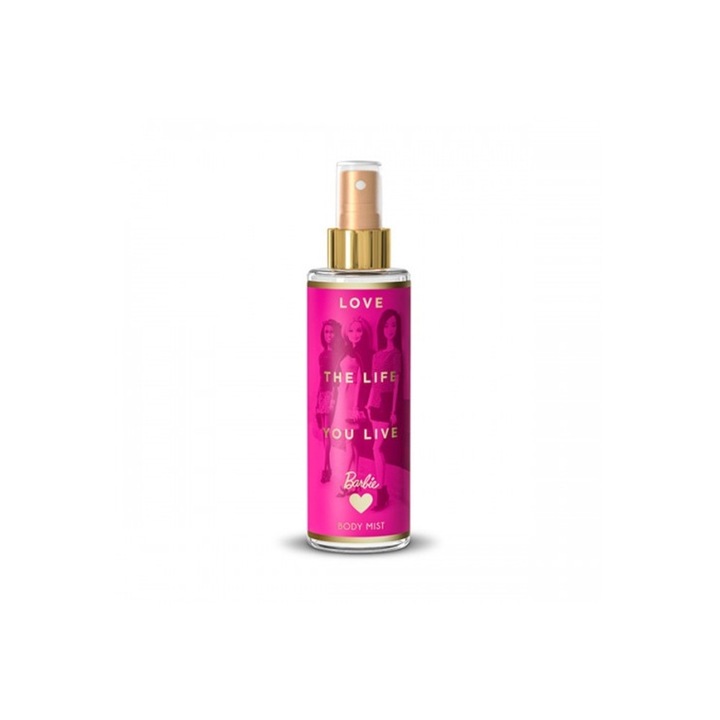 Deo spray Bi Es KIDS BARBIE BODY MIST gyerekeknek testre 200 ml