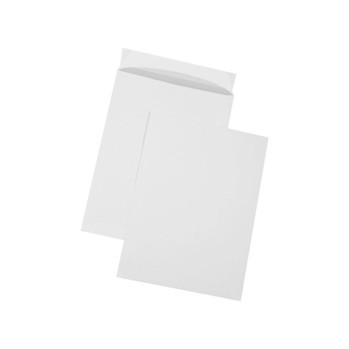 Плик C4 (229 x 324 мм), бял, самозалепващ, 10 броя/комплект