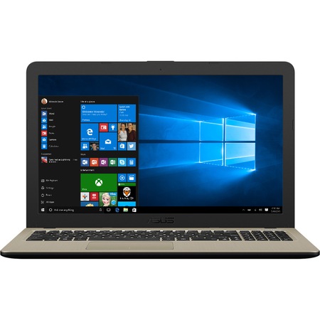 Laptop ASUS X540MA cu procesor Intel® Celeron® N4000 pana la 2.60 GHz, 15.6", 4GB, 500GB, Intel® UHD Graphics 600, Microsoft Windows 10, Chocolate Black