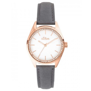 Ceas de dama s.Oliver With Love Gold/Grey SO-3678-LQ Ceas de dama s.Oliver With Love Gold/Grey SO-3678-LQ