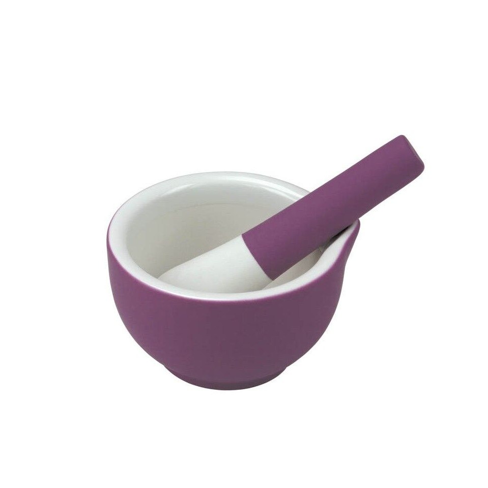 Bol cu pistil pentru maruntit Steady - violet M