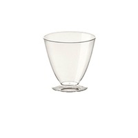 Set 10 Cupe Desert cu picior SHUTTLE 165 cc PS Transparent Dimensiuni: 7,7h cm Ø 7,5