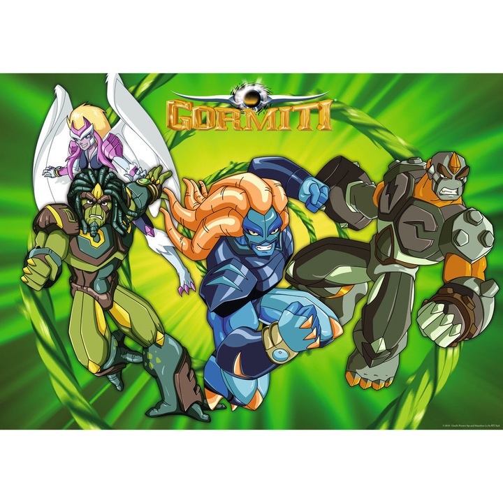 Puzzle de podea Ravensburger - Gormiti: The Lords of Nature, 24 piese XXL (05273)