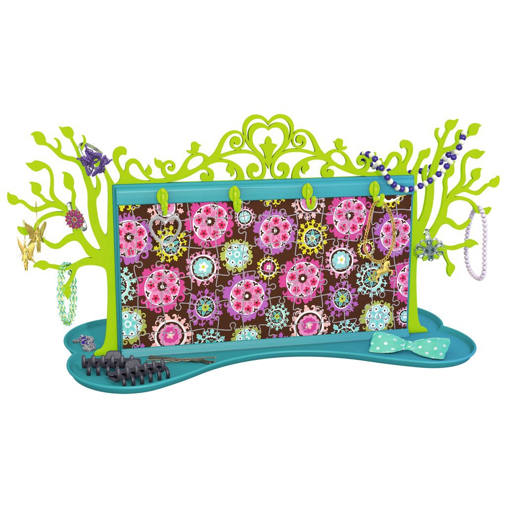 Puzzle 3D Ravensburger - Girly Girls Edition - Jewellery Tree, 108 piese (12081)