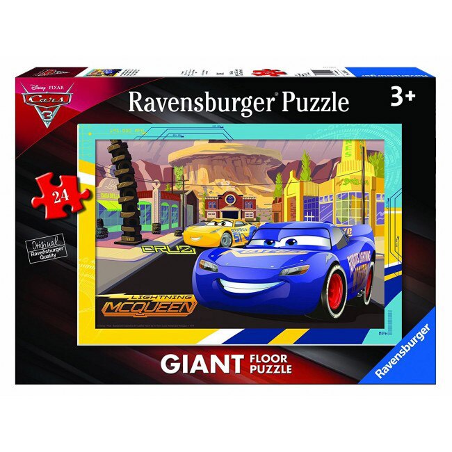 Puzzle de podea Ravensburger - Cars 3, 24 piese XXL (05519)