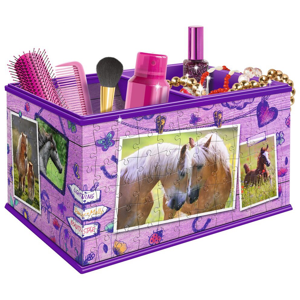 Puzzle 3D Ravensburger - Girly Girls Edition - Storage Box, 216 piese (12072)