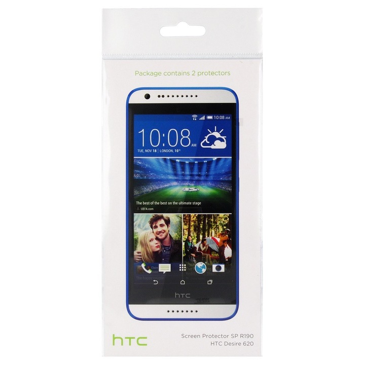 HTC SP R190 оригинален скрийн протектор за HTC Desire 620